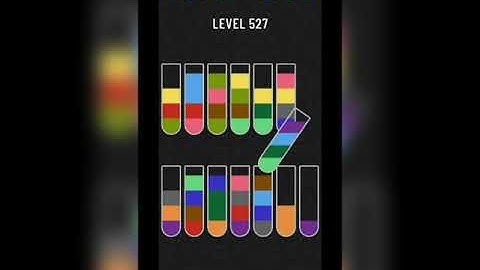 Water sort puzzle level 527