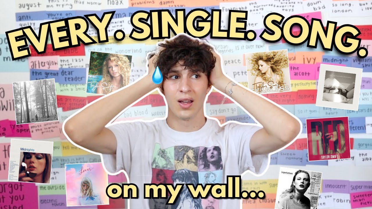 Рейтинг ВСЕХ песен Тейлор Свифт на моей стене... это заняло несколько часов
