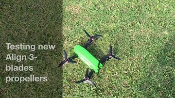 New 5040 tri-blades propellers on ALIGN MR25P - Luca Pescante