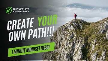 Create Your Own Path In Life| 1 Minute Inspirational Video