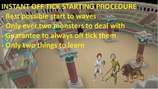 OSRS: a simple method to start every Colosseum wave (guarantees offtick monsters)