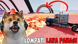 PERCOBAAN MOBIL MELEWATI LAVA PANAS! - BeamNG Drive #11