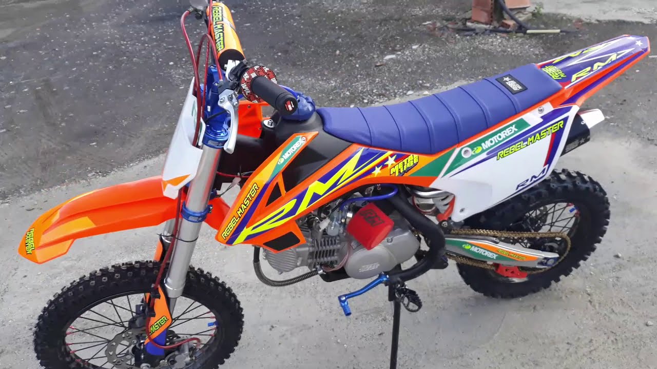 NUEVA PIT BIKE REBEL MASTER 160 TORNADO / primer arranque y la probamos