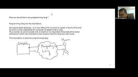 C By Sachin Sir || Lecture-1
