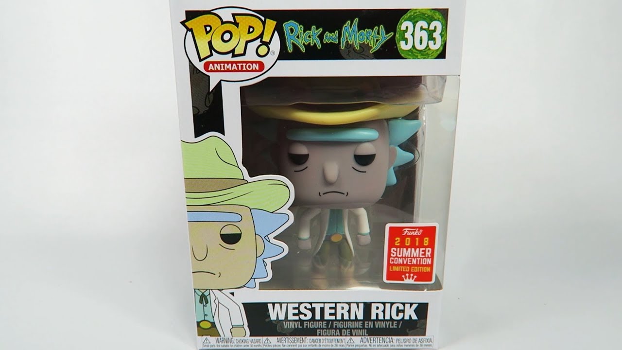 Summer Convention Limited Edition Rick and Morty Western Rick Unboxing