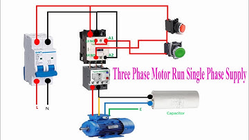 Three Phase Motor Run Single Phase Supply | How to Run 3 Phase Motor in Single Phase Line|EEE Tutors