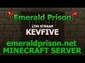 Emerald Prison OP Prison Minecraft Server Live Stream