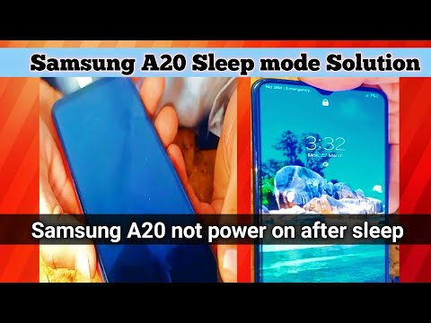 Samsung a20 sleep
