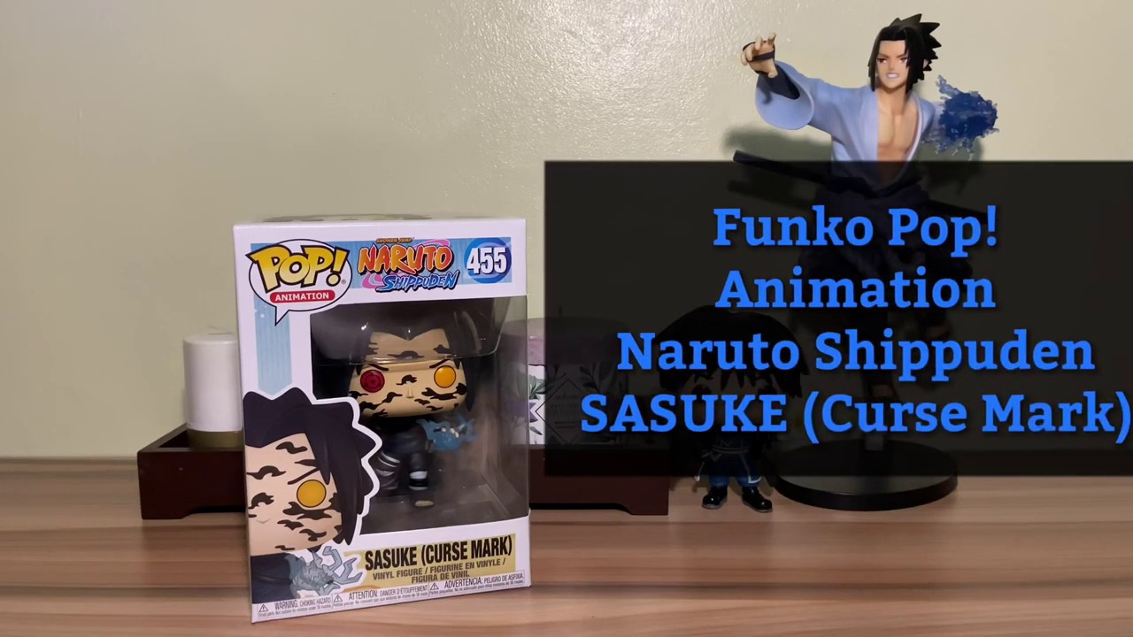 Funko Pop Naruto Sasuke with Curse Marks Convention Exclusive