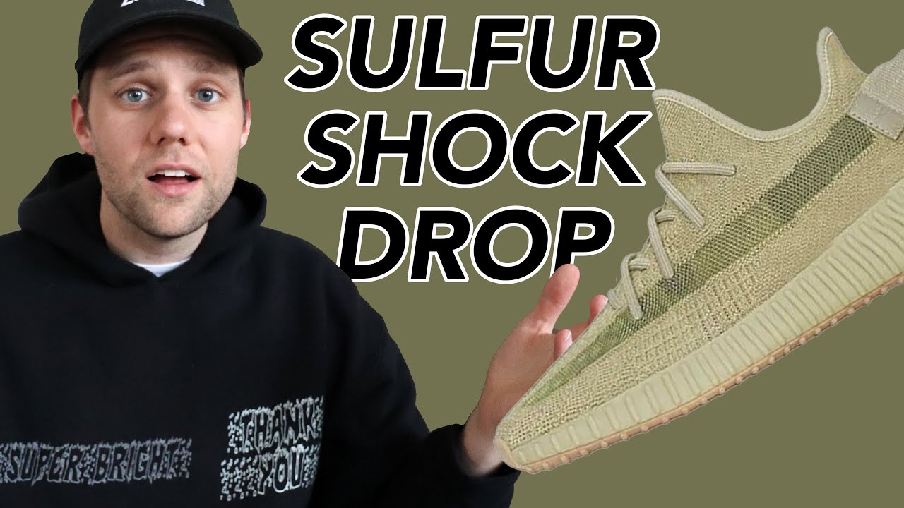 Adidas yeezy boost 350 v2 Sulfur sneakers stockx releituras