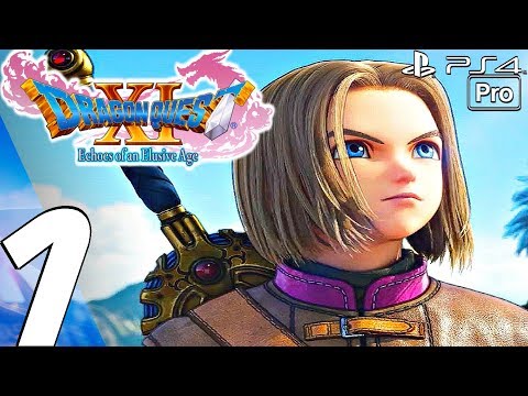 DRAGON QUEST XI - English Walkthrough Part 1 - Prologue (Full Game) PS4 PRO