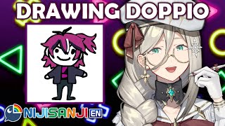 【DRAWING ZATSUDAN】 Let's Draw Doppio!🐣🎡 【NIJISANJI EN | Aia Amare 】