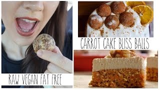 Check out these delicious, super simple, raw vegan carrot cake bliss
balls! they're fat free and guilt they go really well on nice-cream or
just as ...