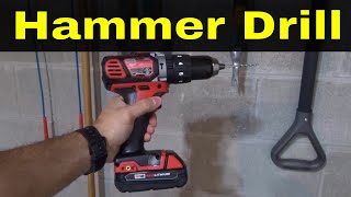 How To Use A Hammer Drill-Tutorial