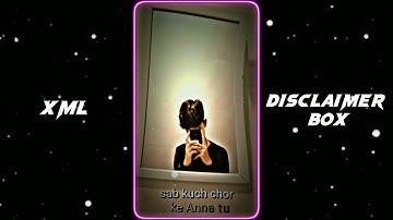 SAB KUCH CHORD K ANA TU 💗😌||ALIGHT MOTION 🌟💖 || NEW XML FILE 📂 🦋|| NEW TREND XML 📂🦋|| BABUWA_EDITZ👊