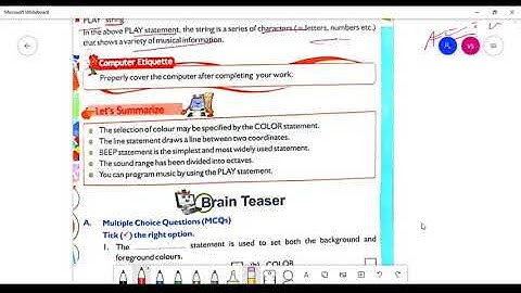 Class 8th | Computer| Chapter-4 | Graphics and sound effects in Qbasic | By Vijay Sir