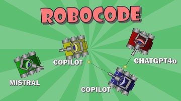 ChatGPT, Gemini, Copilot, Mistral battle in Robocode