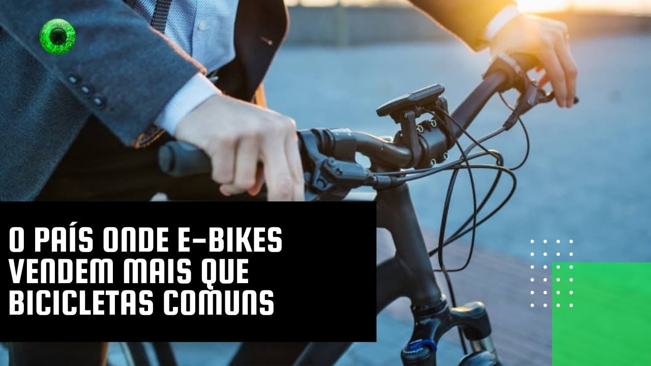 O país onde e-bikes vendem mais que bicicletas comuns