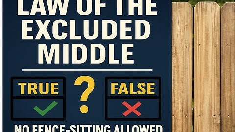 The Law of the Excluded Middle – No Fence-Sitting Allowed