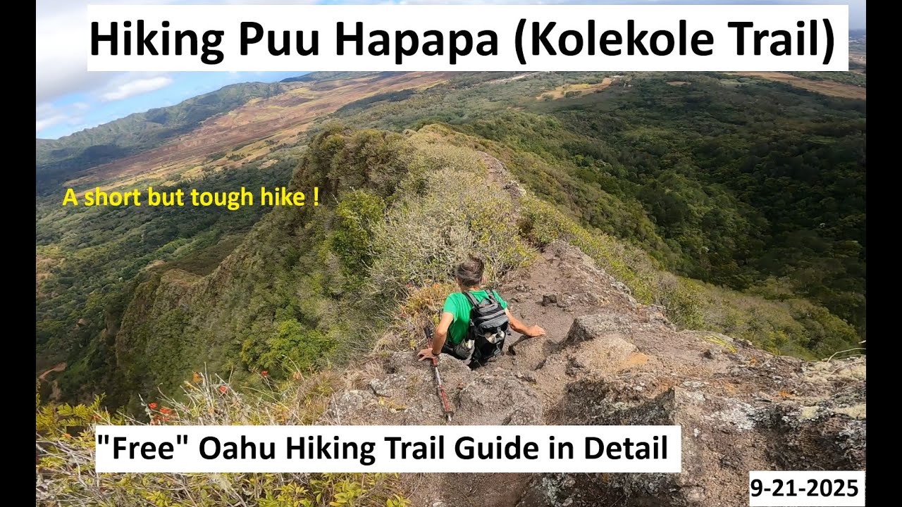 Hiking Puu Hapapa (Kolekole trail), Sunday, 9-21-2025