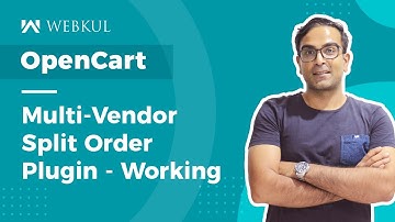 OpenCart Multi Vendor Split Order Plugin - Working