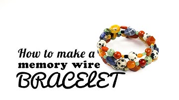 Memory Wire Bracelet Tutorial Video by Michal Golan