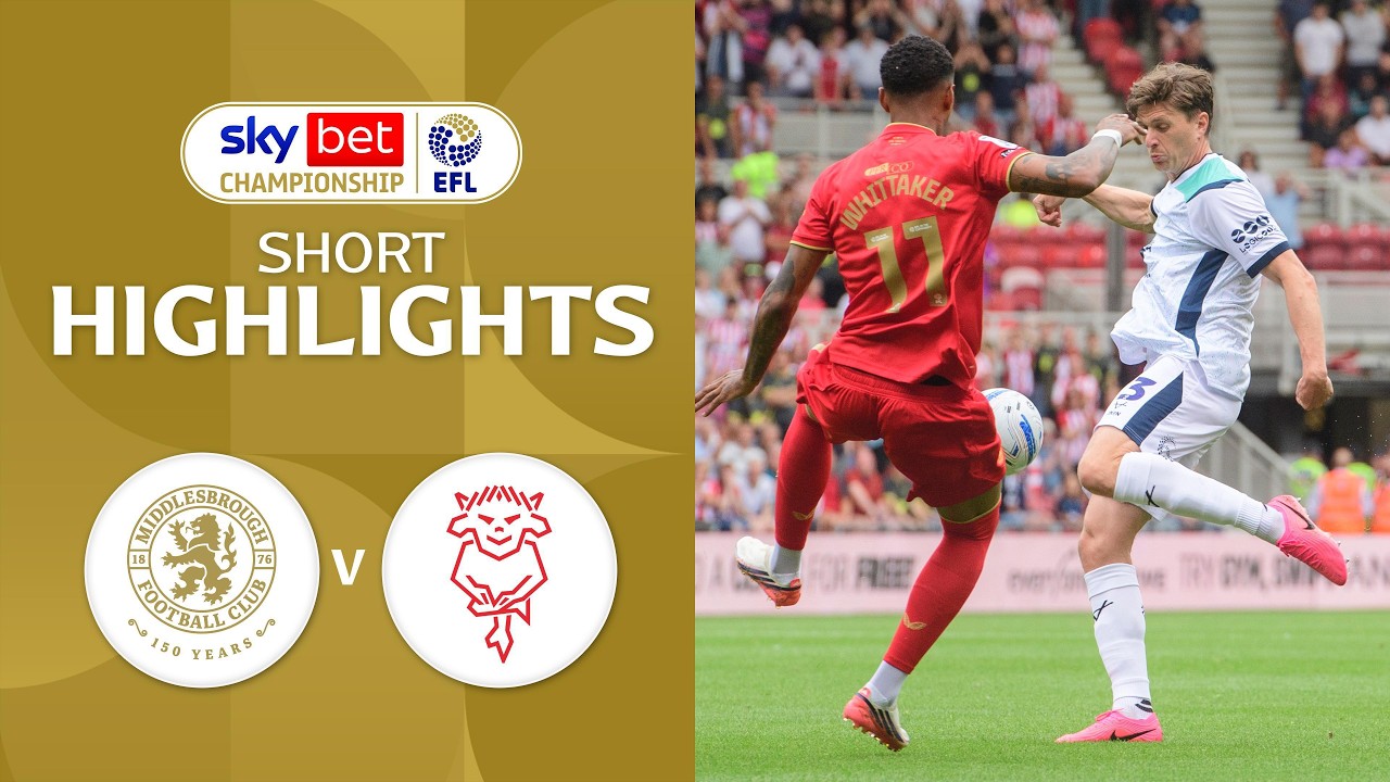 [Highlights] EFL Championship 2026/27 : Middlesbrough vs Lincoln City (15-08-69)