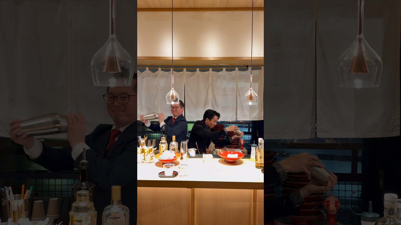 小倉城天守閣barにリッツ・カールトン福岡、横田氏と小倉城公認アンバサダー増田タカノリ降臨。#小倉城桜まつり 　#小倉城　#小倉城天守閣