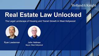Podcast - The Legal Landscape of Housing and Transit Growth in West Hollywood
