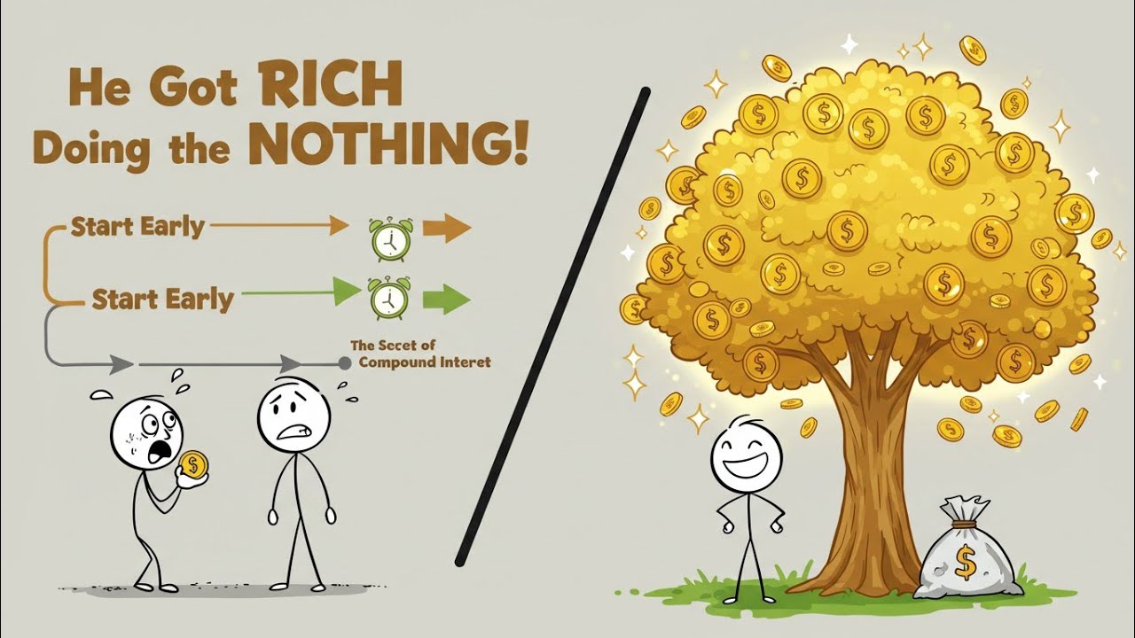 How a Stick Figure Got Rich with Compound Interest - YouTube