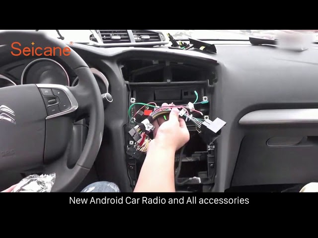 Evolve Daddy Aggressiv How to remove and upgrade radio to the 12.1 inch Android GPS Car Radio for  Citroen C4L Installation - YouTube