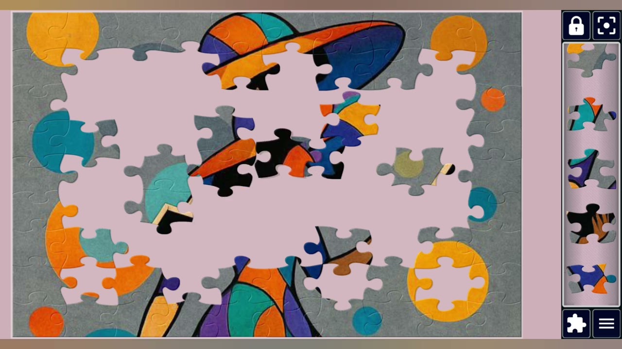 Beautiful Lady with a Book📖✨️||Fun time with Amazing puzzles pieces🧩||