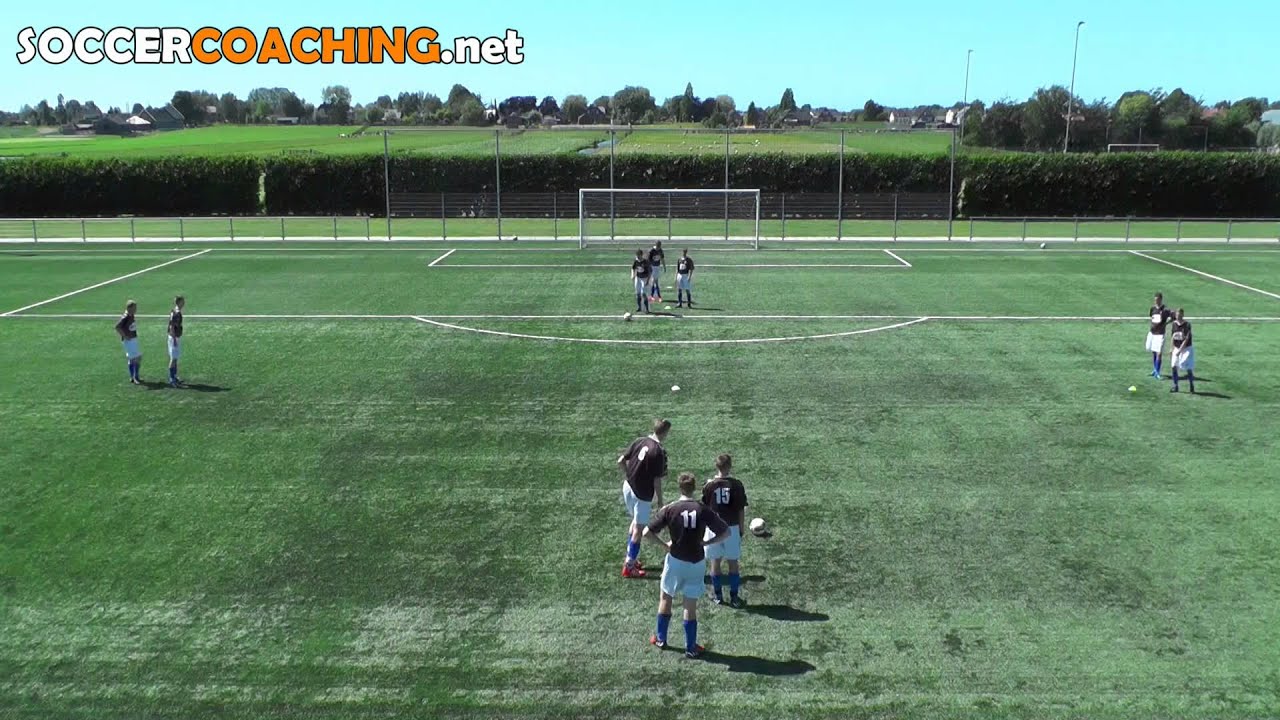 基礎練 ワンツーパスドリル シェアトレ サッカーの練習動画が満載