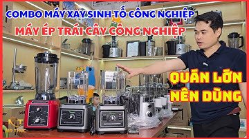 Máy Ép Trái Cây 1000W & Máy Xay Sinh Tố Công Nghiệp Vinamax - Giải Pháp Cho Quán Nước Ép Sinh Tố LỚN