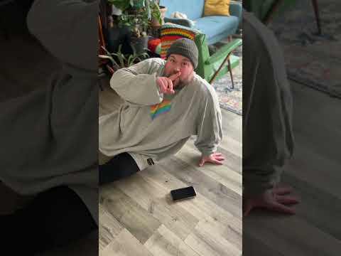 Floor is lava challenge…sort of.