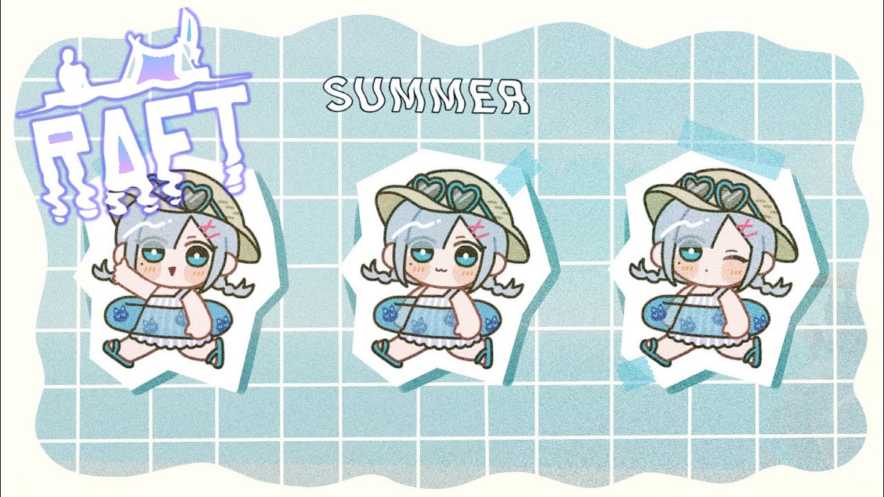 【Raft】気づけばみんなto漂流生活 #1 ボドカヘンディなちょねこ【 ぶいすぽ / 花芽すみれ】