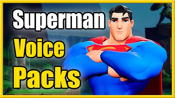 The Superman Announcer Pack and Character Voice Lines in MultiVersus