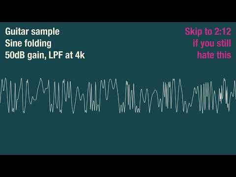 the sounds of "extreme wave folding"