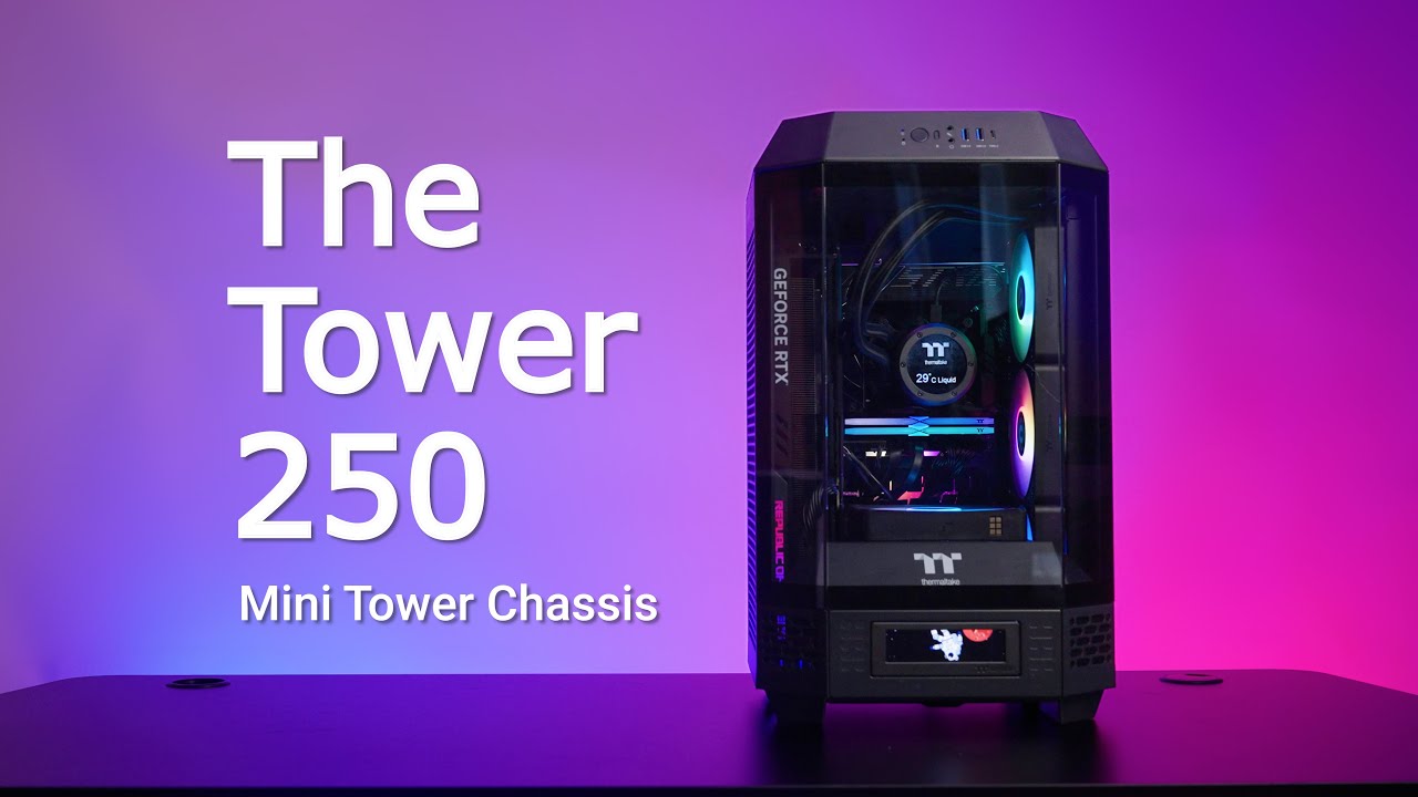 Thermaltake Science – The Tower 250 Mini Tower Chassis System