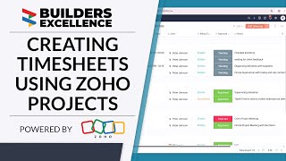 Creating Timesheets in Zoho Projects