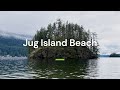 Jug island beach hike in belcarra regional park  vancouver trails