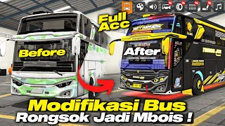 Modif Bus Rongsok😱 Jadi Ganteng❗Tunggal Jaya MOONEYES Bussid