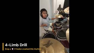 Can You Do This 8-Year-Old Drummer's Insane Limb Independence 🤯