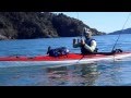 Kayak fishing with Astak action pro
