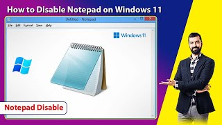 Celebrity How to Disable Notepad on Windows 11 PC or Laptop | Turn off Notepad | Enable or Disable Notepad Profile