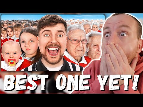 Best One Yet! Mrbeast Ages 1 - 100 Fight For 500,000