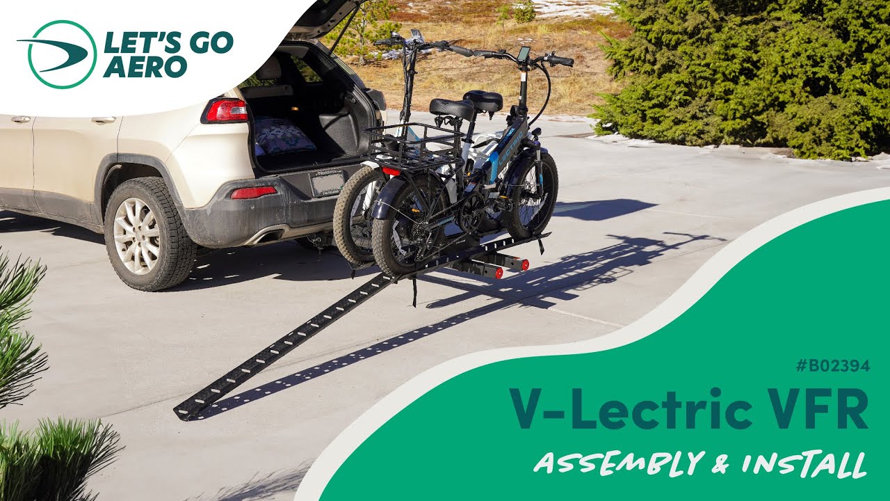 V-Lectric™ VFR e-Motorbike Two Bike Carrier -  Assembly & Installation