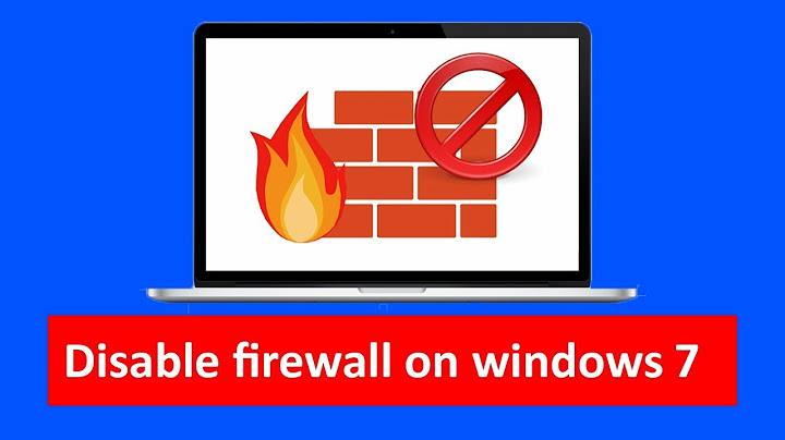 How do I disable firewall on Windows 7?