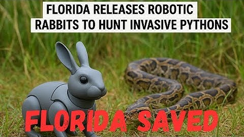 Florida’s Robotic Rabbits kill Pythons! Robotic rabbits kill paythons in Everglades 
