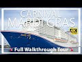 Carnival mardi gras  full walkthrough ship tour  real roller coster  huge aqua park  new 2024